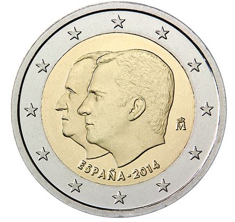 Spanien 2€ 2014 - Thronwechsel