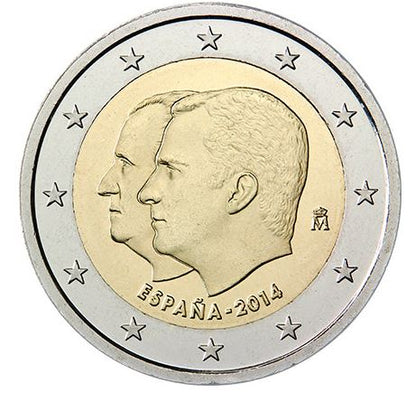 Spanien 2€ 2014 - Thronwechsel