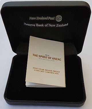 Neuseeland HMS New Zealand 2016 1 oz Silber WW1 Serie PP farbig