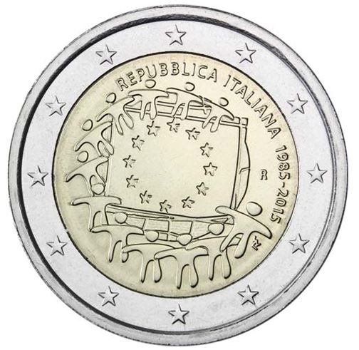 Italien 2€ 2015 - 30 Jahre Europaflagge