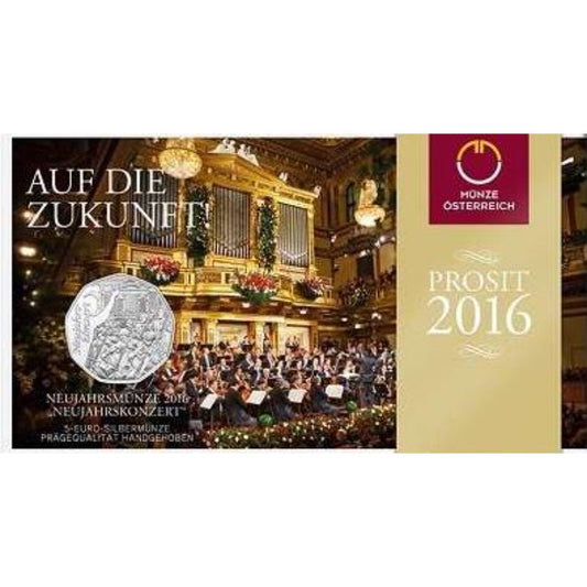 5 Euro Silber 2015 Neujahrskonzert 2016