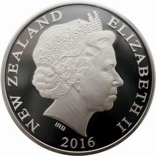 Neuseeland 1 Dollar 2016 100 Jahre RSA 1 oz Silber PP farbig