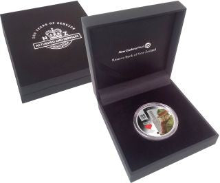 Neuseeland 1 Dollar 2016 100 Jahre RSA 1 oz Silber PP farbig