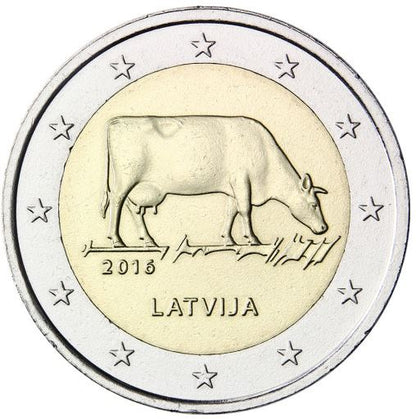 Lettland 2€ 2016 - Milchwirtschaft