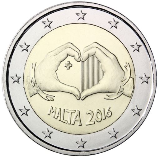 Malta 2€ 2016 - Love