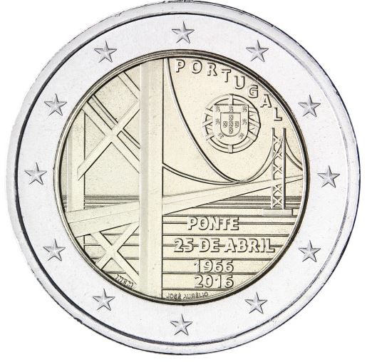 Portugal 2€ 2016 - Brücke