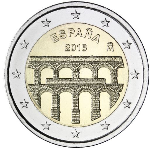 Spanien 2€ 2016 - Äquadukt