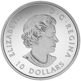 Kanada 10 Dollars 2017 Der Biber Silber farbig Stempelglanz
