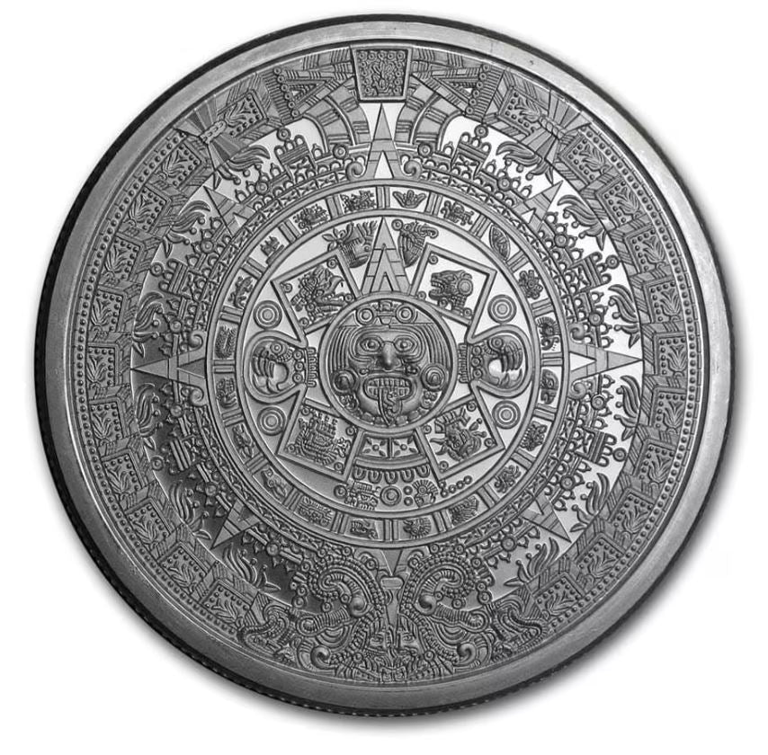 Round - USA 2oz Aztekenkalender - Edelmetalle Koitz GnbR
