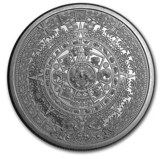 Round - USA 2oz Aztekenkalender - Edelmetalle Koitz GnbR