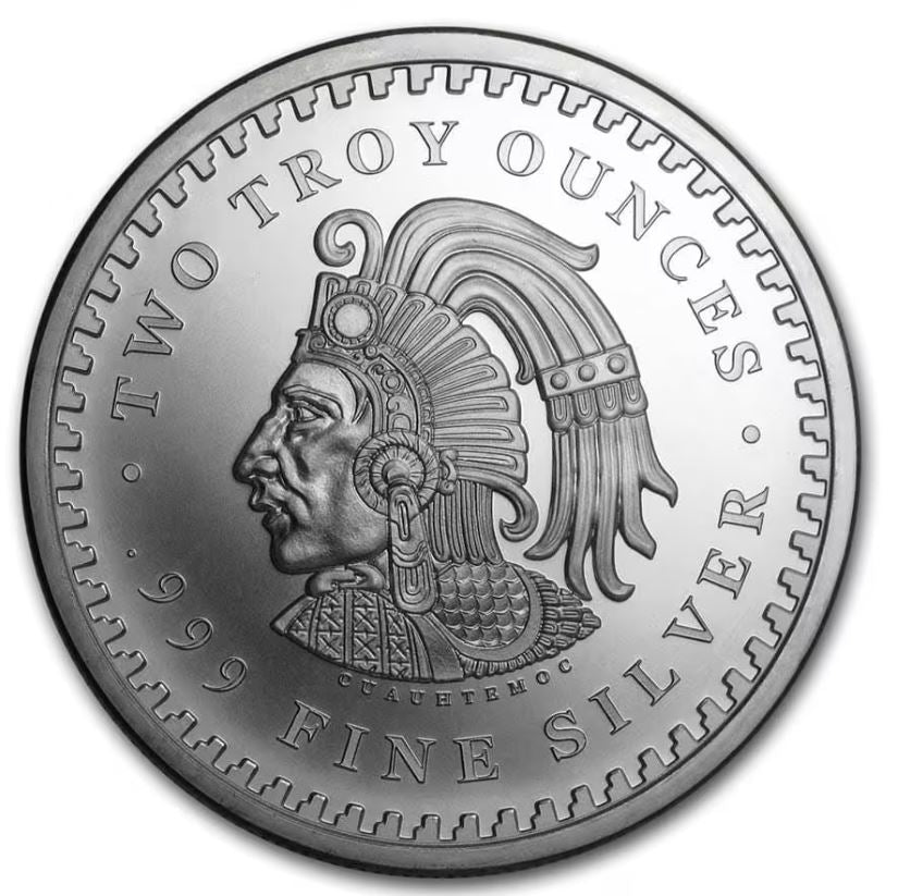 Round - USA 2oz Aztekenkalender - Edelmetalle Koitz GnbR