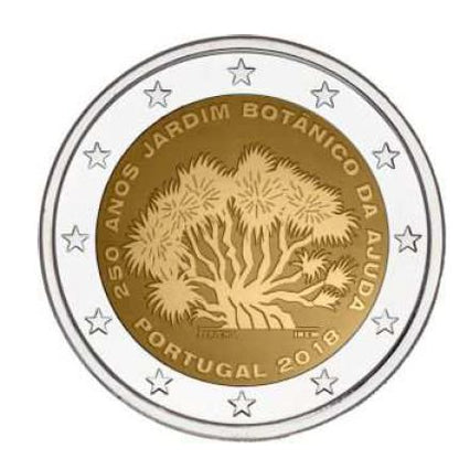 Portugal 2€ 2018 - Botanischer Garten Ajuda