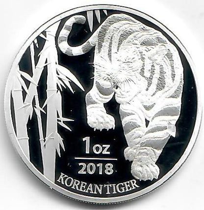 Südkorea - Koreanischer Tiger 2018 - Edelmetalle Koitz GnbR