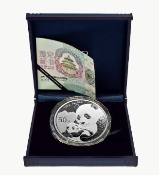 China - Panda Polierte Platte 150g 2019