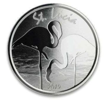 St. Lucia - Flamingo 2019 - Edelmetalle Koitz GnbR