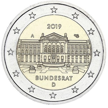 Deutschland 2€ 2019 - Bundesrat Set A-J