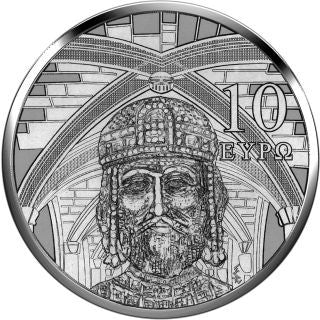 Griechenland Gothik 2020 10 Euro Silber farbig Proof Europastern