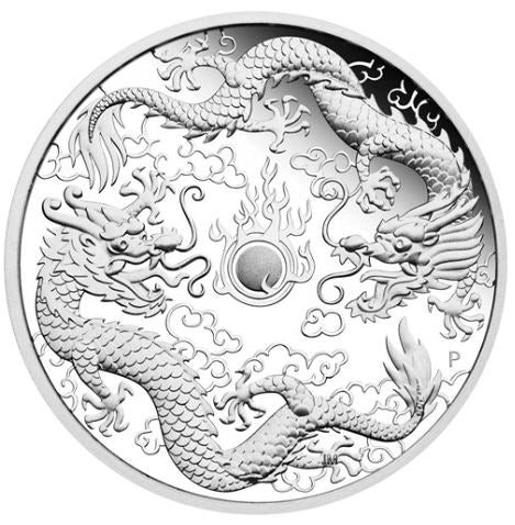 Australien - Double Dragon 2020 Proof - Edelmetalle Koitz GnbR