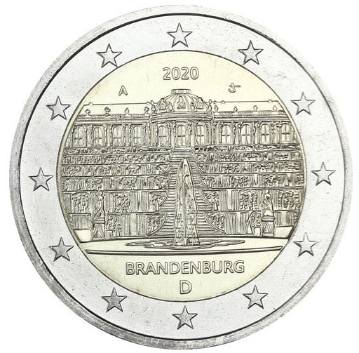 Deutschland 2€ 2020  - Brandenburg A