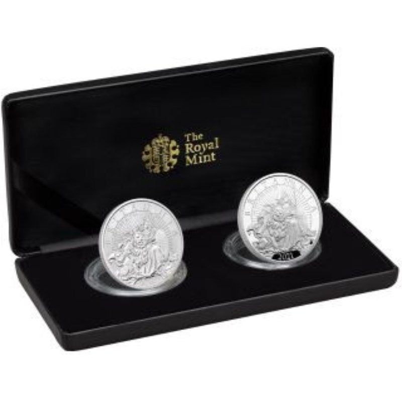 Großbritannien - Britannia 1 oz Proof und Reverse Proof Set 2021
