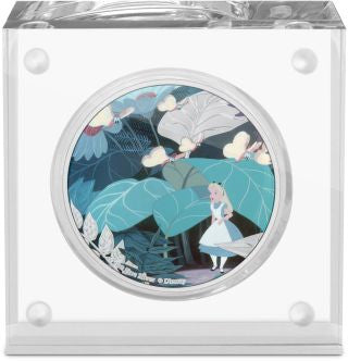 Niue Alice im Wunderland 2021 1 oz Silber farbig Proof