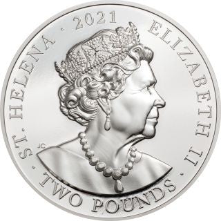 St Helena Napoleon 2021 2 oz Silber Ultra High Relief Proof