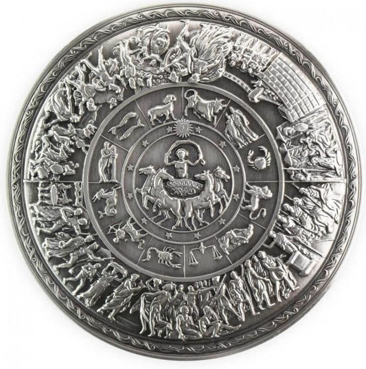 Südkorea - 2oz Schild Achilles 2021 - Edelmetalle Koitz GnbR