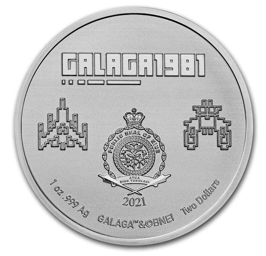 Niue - 40 Jahre Galaga 2021 - Edelmetalle Koitz GnbR