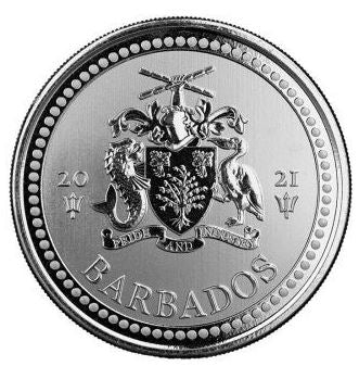 Barbados - Karibischer Oktopus 2021 - Edelmetalle Koitz GnbR