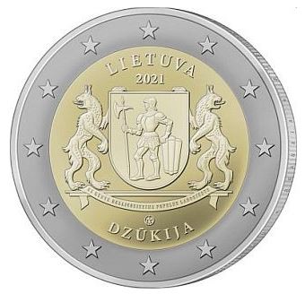 Litauen 2€ 2021 - Region Dzukija