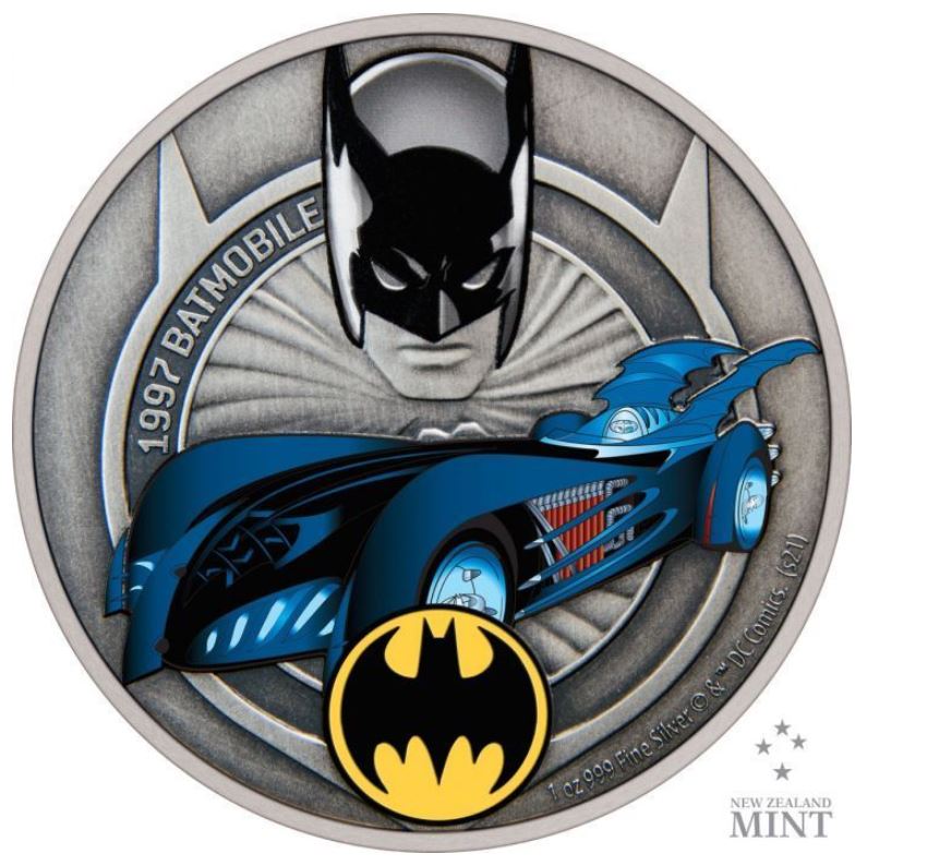 Niue - Batmans Batmobile #3 2021 - Edelmetalle Koitz GnbR