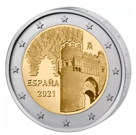 Spanien 2€ 2021 - UNESCO Altstadt von Toledo