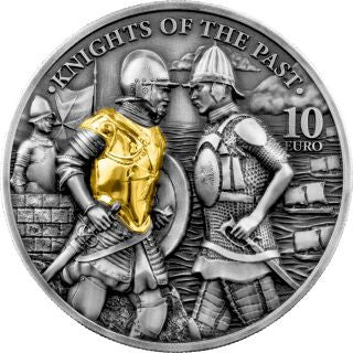 Malta Knights of the Past 2022 #2 2 oz Silber Antique Finish