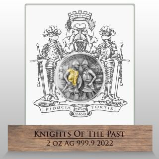 Malta Knights of the Past 2022 #2 2 oz Silber Antique Finish