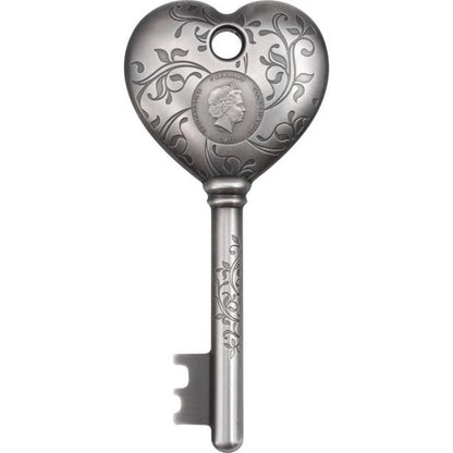 Cook Islands Key to my Heart 2022 1 oz Silber Schlüssel