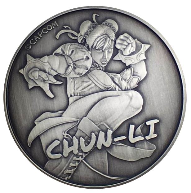 Tuvalu - Street Fighter Chun Li 2022 Antik Finish