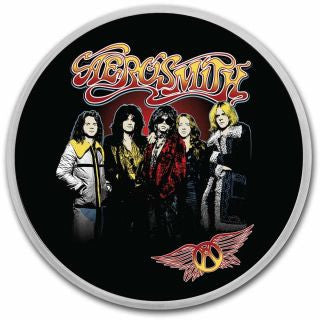 Niue Aerosmith 2023 50 Jahre Die Band 1 oz Silber farbig