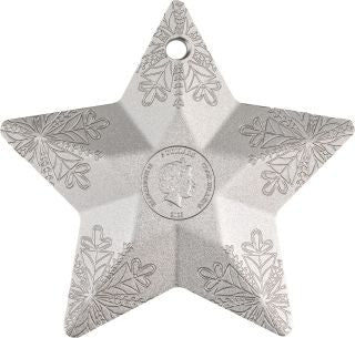 Cook Islands Schneeflocke 2023 1 oz Silber Rhodium