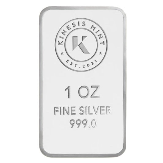 Silberbarren - 1oz Kinesis Göttin Themis