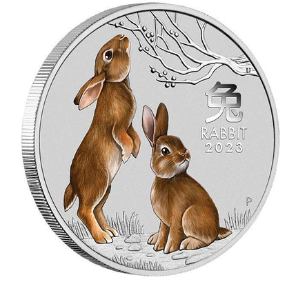 Australien - Lunar III 0,5 oz 2023 Hase Color