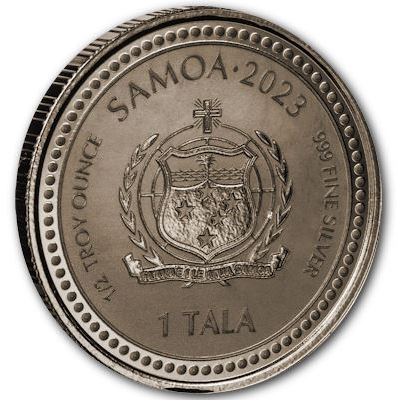 Samoa - 0,5oz Jesus der Lehrer 2023 antik