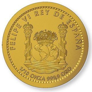 Spanien Andalusier Kartäuserpferd 2024 1/10 oz Gold