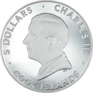 Cook Islands Big City Lights San Francisco 2024 1 oz Silber farbig Proof