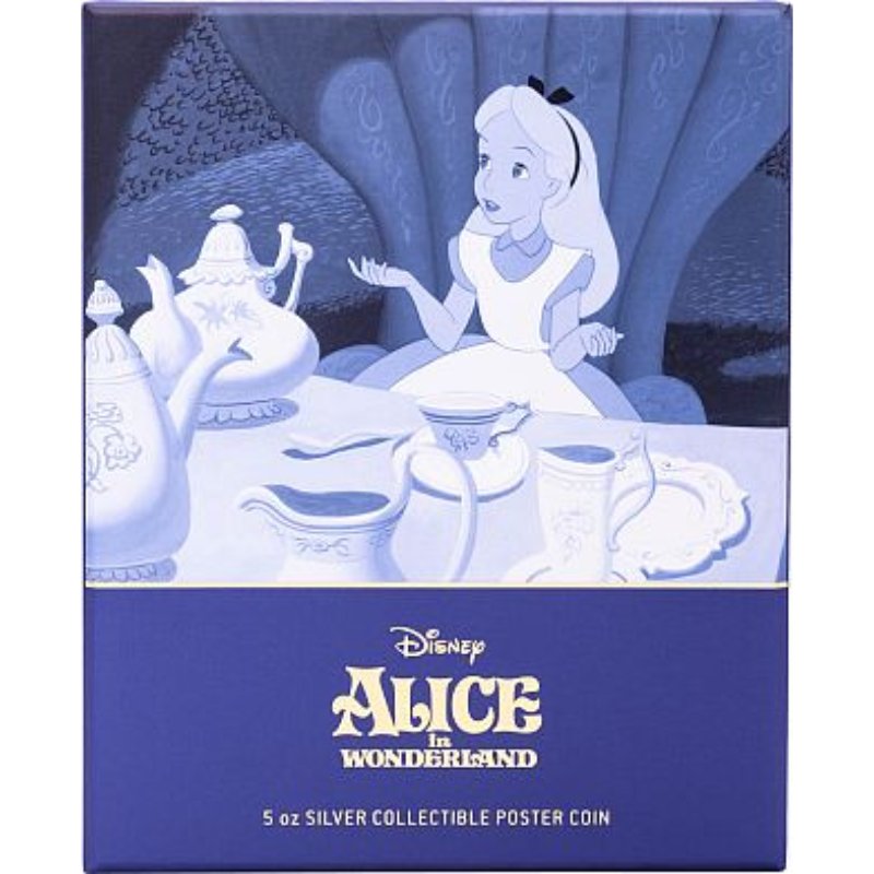 Disney Alice im Wunderland Movie Poster 2024 5 oz Silberbarren