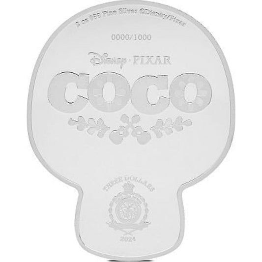 Niue - 2oz Disney Coco Remember Me 2024
