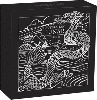 Australien - Lunar III Drache BU gilded 2024