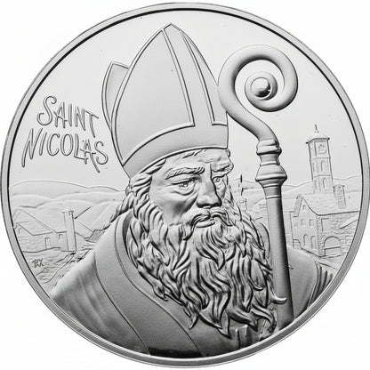 Schweiz 20 Franken 2024 St. Nikolaus Silber Stempelglanz