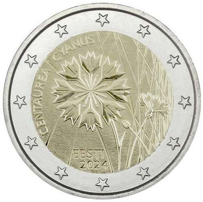 Estland 2€ 2024 - Kornblume