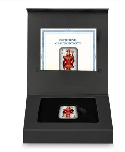 Astur Mint - 2oz Barren Poker Herz König 2024