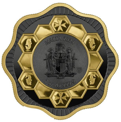 Malta - 2oz Malteser Biene 2024 - Edelmetalle Koitz GnbR